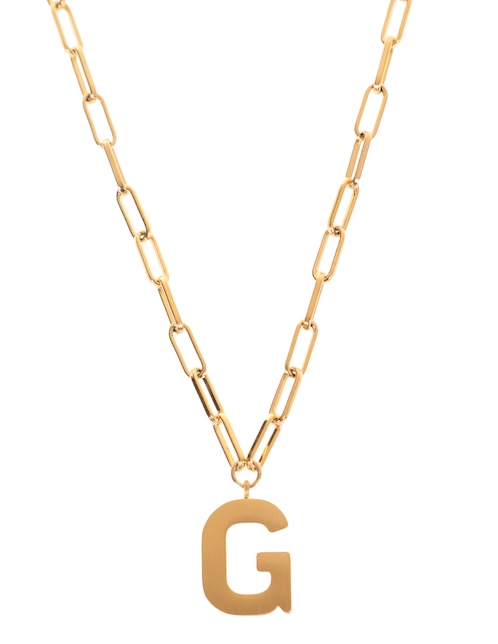 Collar de letra g Initial This