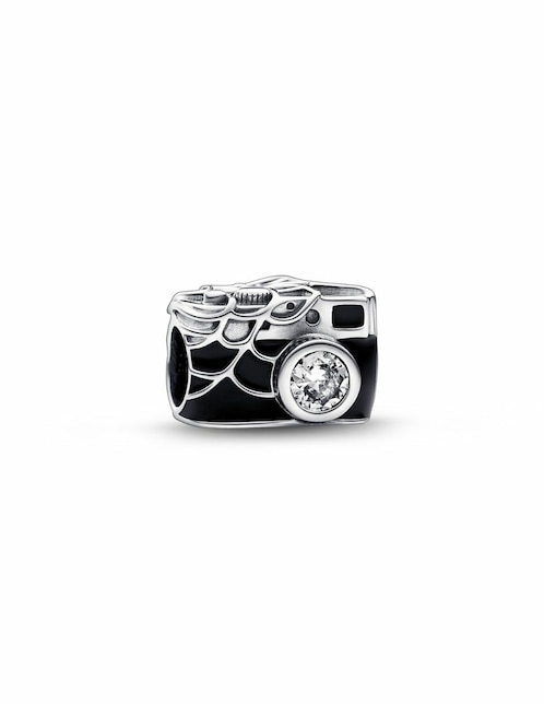 Charm redondo Pandora marvel x de plata P 925 zirconia cúbica