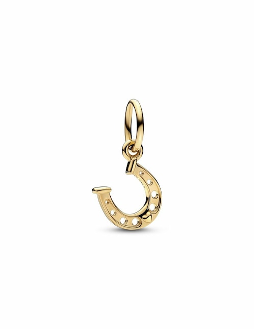 Colgante redondo Pandora moments de plata 14 K