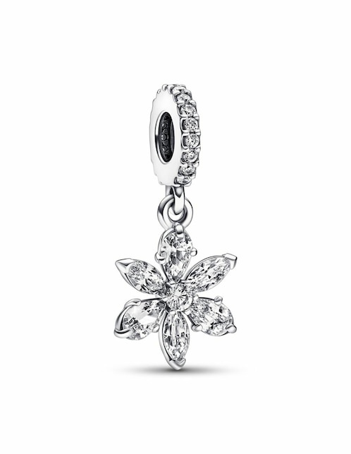 Colgante redondo Pandora timeless de plata zirconia cúbica