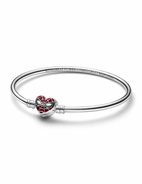 Pulsera Pandora de plata Marvel con acabado pulido