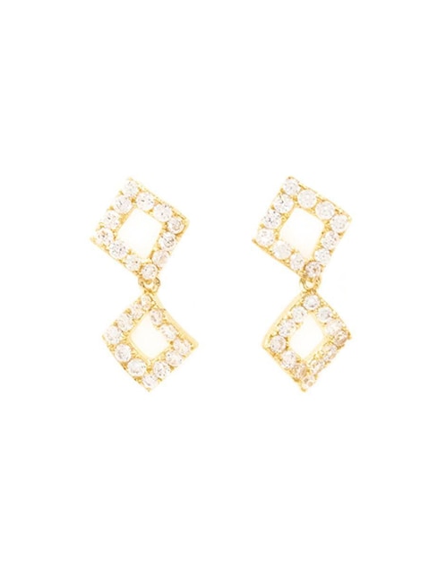 Aretes Sofia Blum de plata P 925 con acabado brillante zirconia