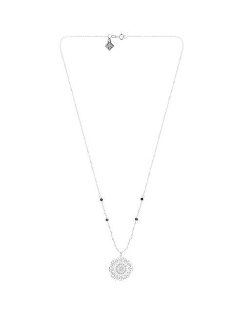 Collar Anante Gerbera de plata P 925