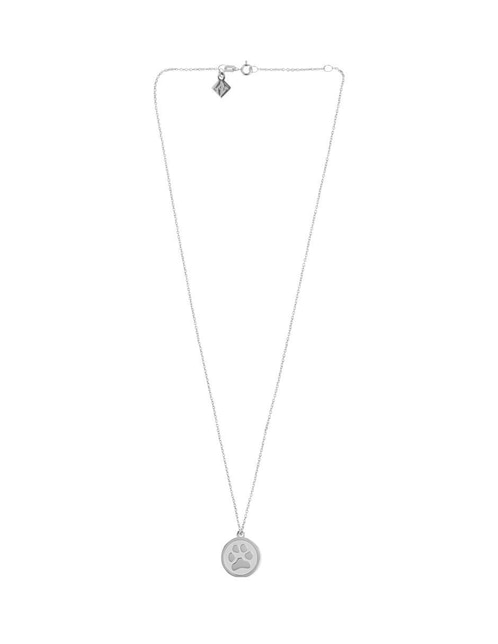 Collar de huella Anante Huellas de plata P 925