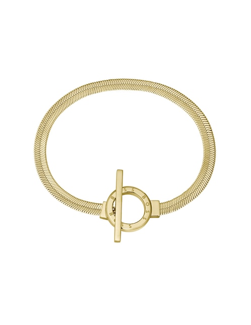 Brazalete Hugo Boss Zia con acabado brillante