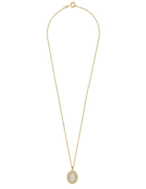 Colgante Y Dije ovalada Artre de plata P 925 zirconia