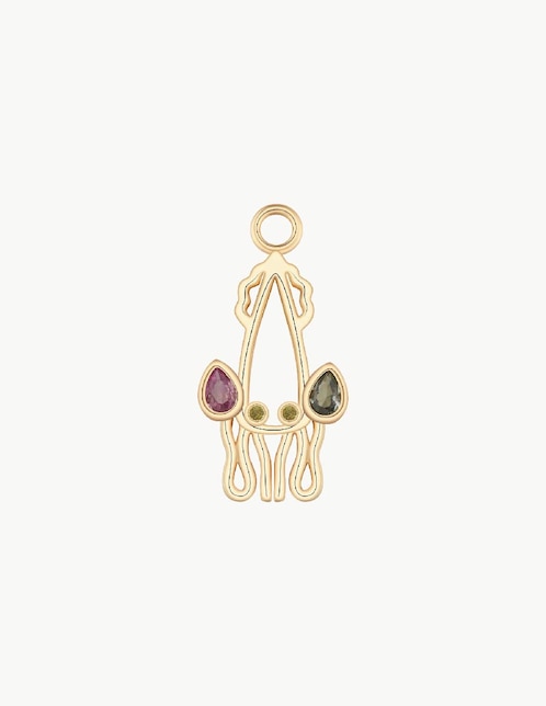 Charm de pez Apodemia sea creatures turmalina