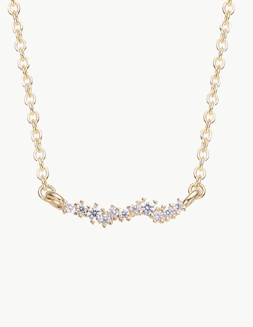 Collar Apodemia de baño de oro 18 K