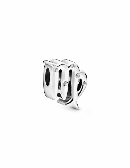 Charm de virgo Pandora moments de plata P 925 zirconia cúbica