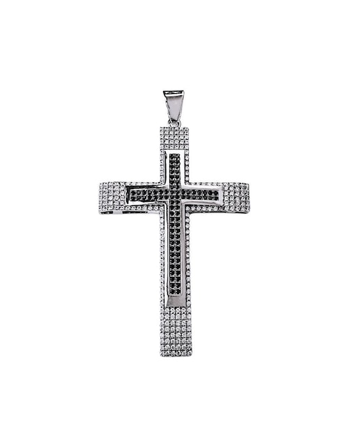 Dije de cruz Crixus Joyeria de plata zirconia