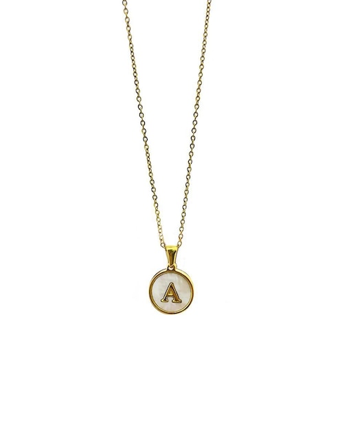 Collar de letra a Oro Angelus