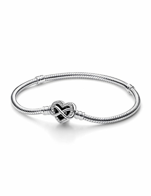 Pulsera Pandora de plata con acabado pulido