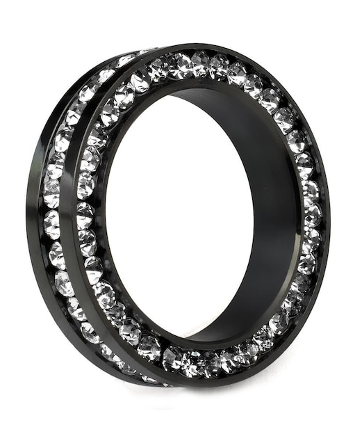 Anillo multi gemas Ocean Heart cristal brillante