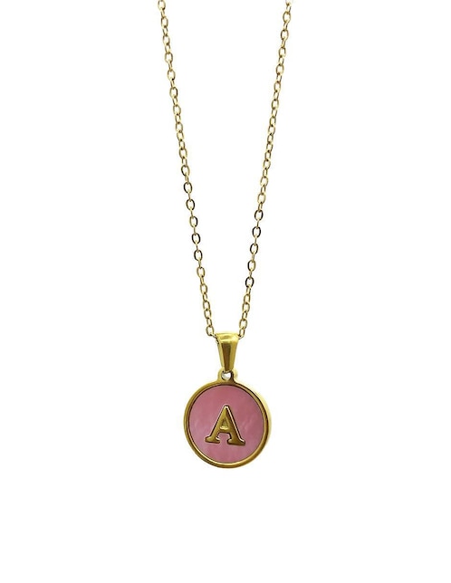 Collar de letra a Oro Angelus