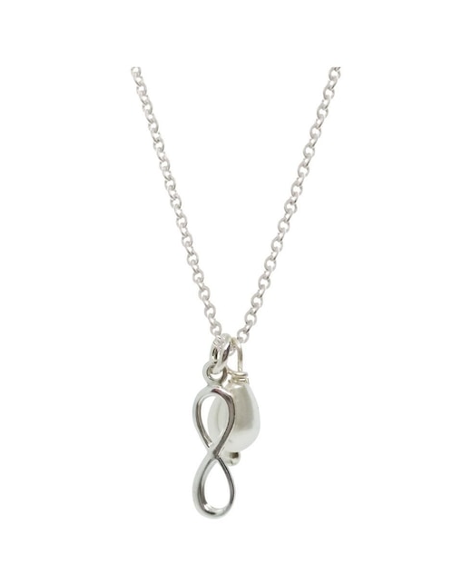 Collar de infinito de plata P 925 Collar de infinito de plata P 925