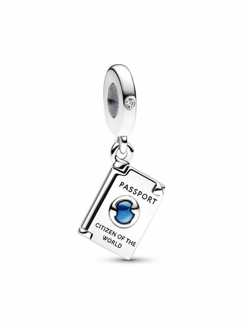Charm de libro Pandora moments de plata P 925 zirconia cúbica