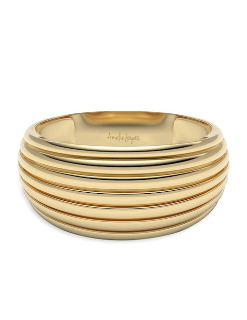 Anillo Amelie Joyas 14 k de oro brillante