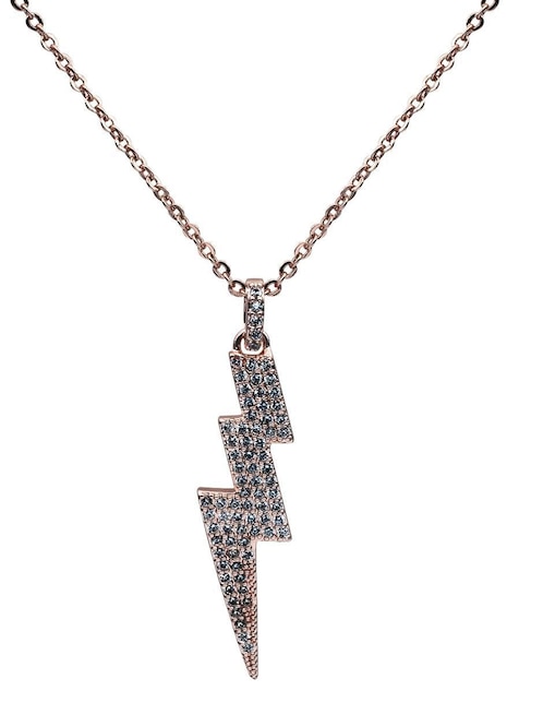 Collar con dije de rayo 1