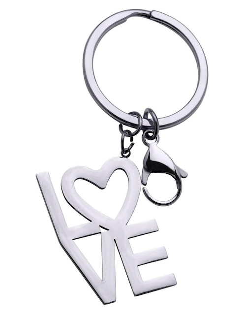 "llavero" luckyly sin licencia "de" acero inoxidable