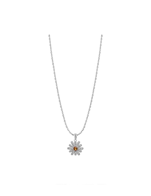 Dije de flor florecer de plata P 925 circonita 1