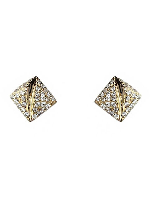 Aretes Sofia Blum de plata P 925 con acabado brillante zirconia