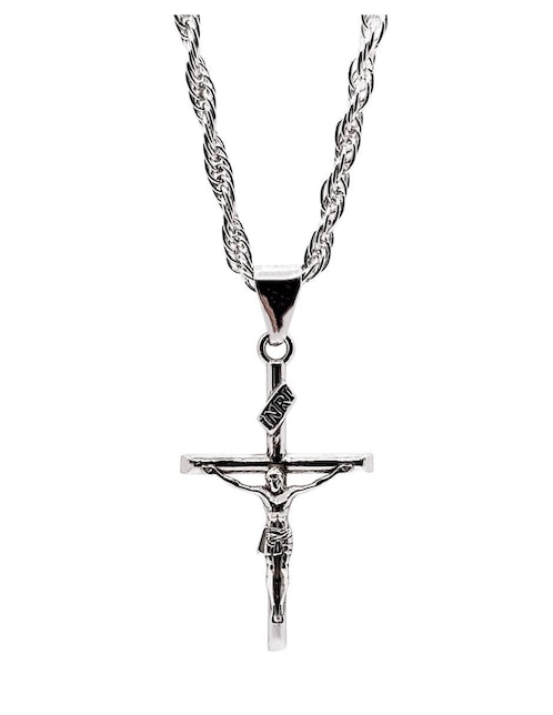 Collar con dije de cruz Crixus Joyeria de plata P 925