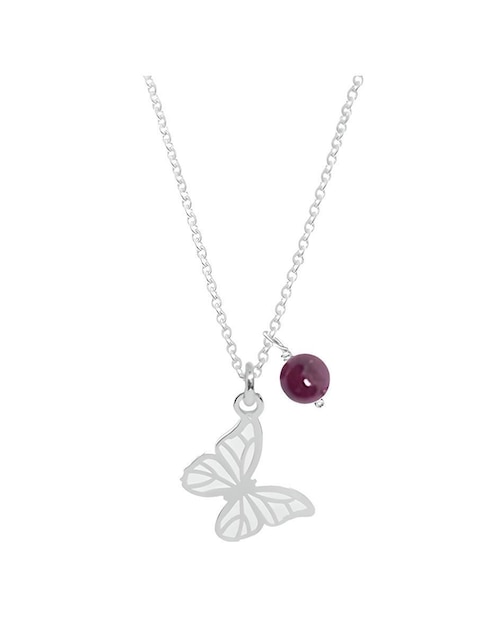 Colgante Y Dije de mariposa Anante suerte de plata P 925