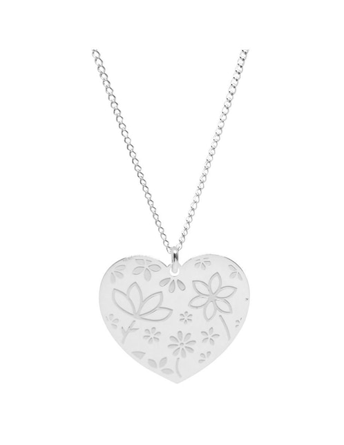 Colgante Y Dije de corazón Anante querer de plata P 925