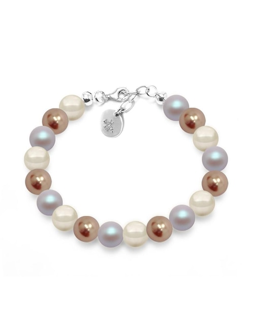Pulsera Zvezda de plata P 925 Perlas con acabado brillante