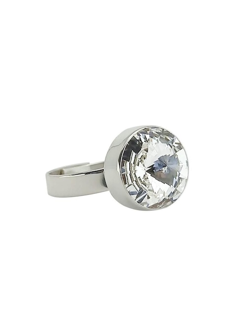 Anillo Zvezda Rivoli P 925 de plata cristal brillante