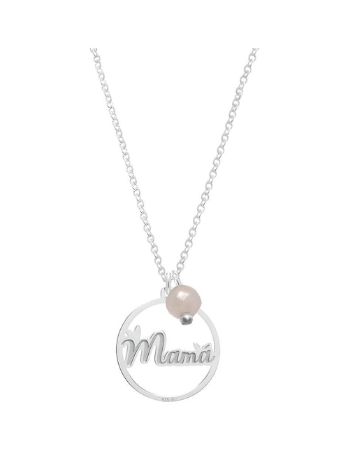 Colgante Y Dije circular Anante florecer de plata P 925