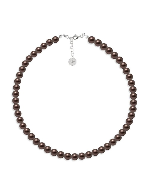 Collar Zvezda Perlas de plata P 925
