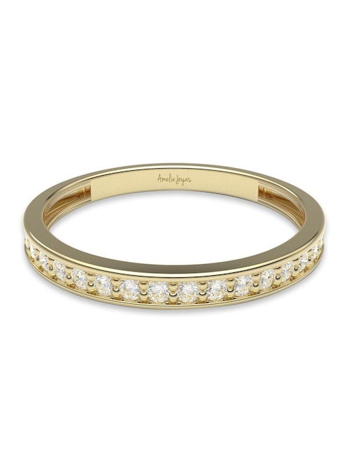 Churumbela redonda Amelie Joyas 14 k de oro zirconia Suburbia