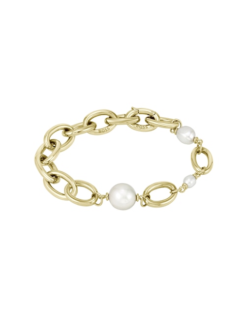 Pulsera Hugo Boss Leah con acabado brillante