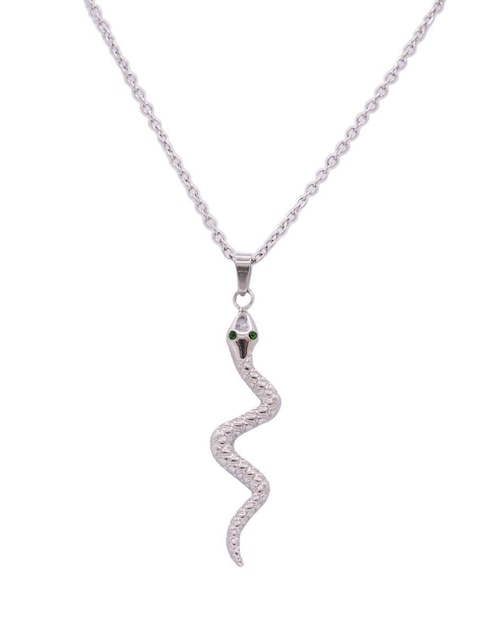 Collar con dije de serpiente Oro Angelus