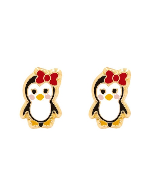 Broqueles de pingüino Oro Angelus de oro con acabado brillante