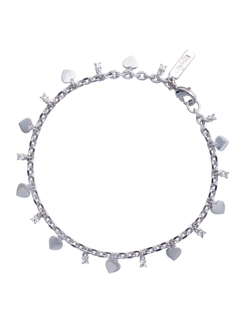Pulsera Mossimo con acabado baño rodio