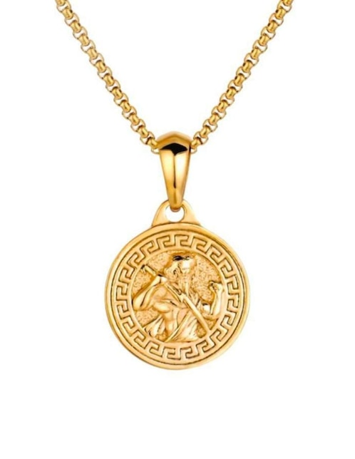 Cadena Cruze de baño de oro 18 K