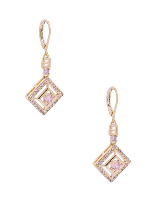 Aretes con acabado brillante zirconia Aretes con acabado brillante zirconia