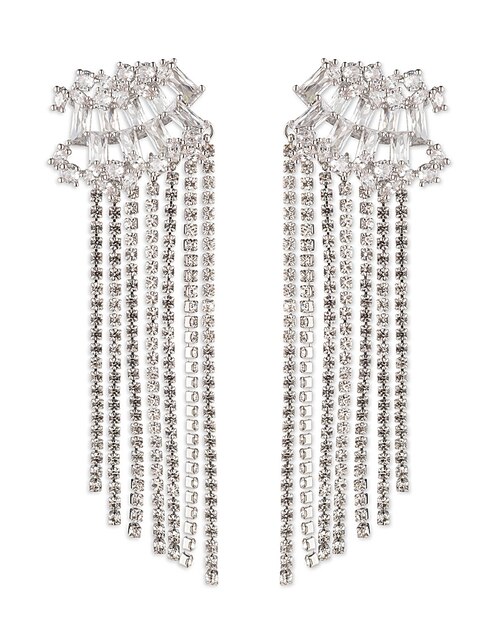 Aretes largos Givenchy Silent Stars cristal