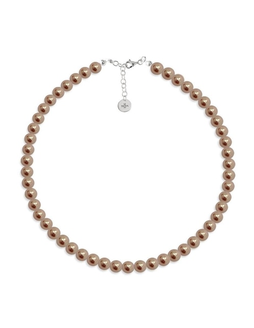 Collar Zvezda Perlas de plata P 925