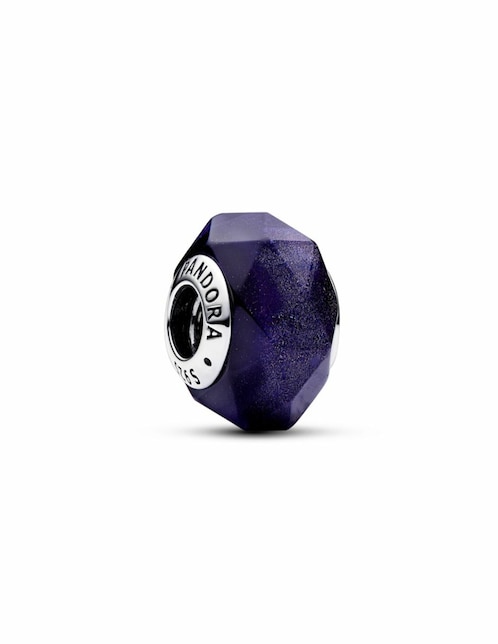 Charm de bordes angulares Pandora moments de plata P 925