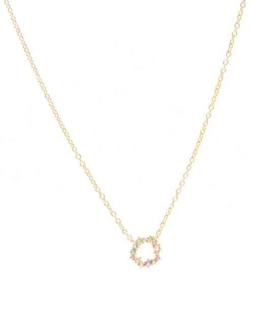 Collar de circulo Angelique baño de oro 18 K 1