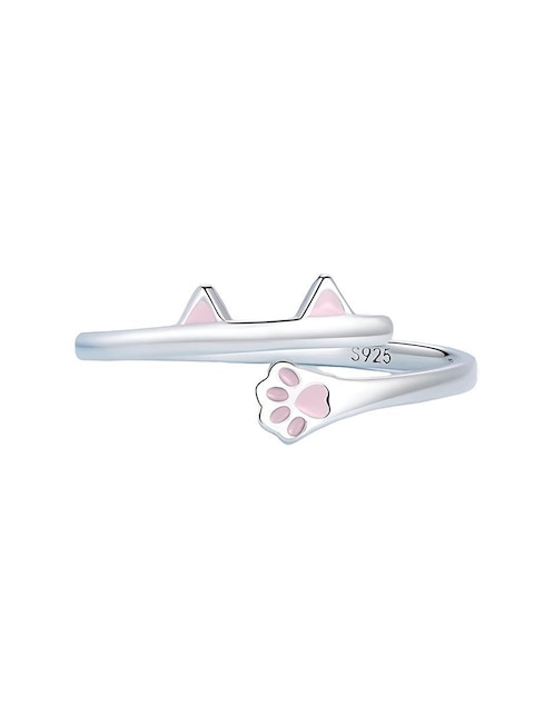 Anillo Miow Kiki Season P 925 de plata brillante