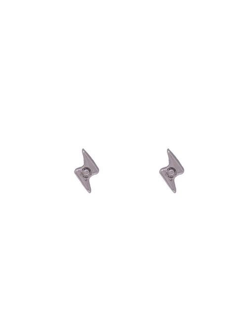 Aretes de rayo Oro Angelus con acabado brillante