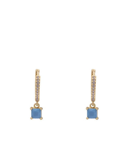 Arracadas Oro Angelus con acabado brillante zirconia