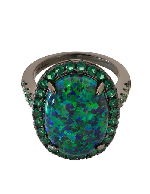Anillo Gladkova Joyería de plata ópalo brillante