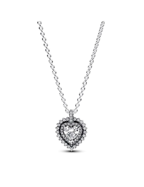Collar de corazón de plata P 925 1