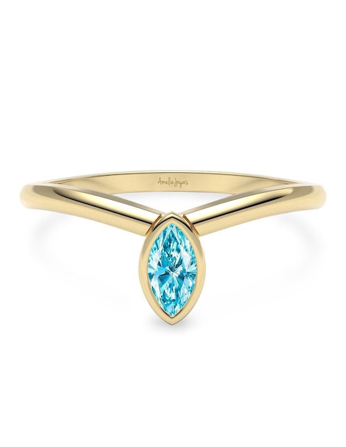 Anillo "de (si aplica)" geométricos amelie joyas sin colección sin temática 14 k "de" oro zirconia