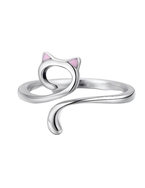 Anillo de gato Miow Kiki Collection P925 de plata